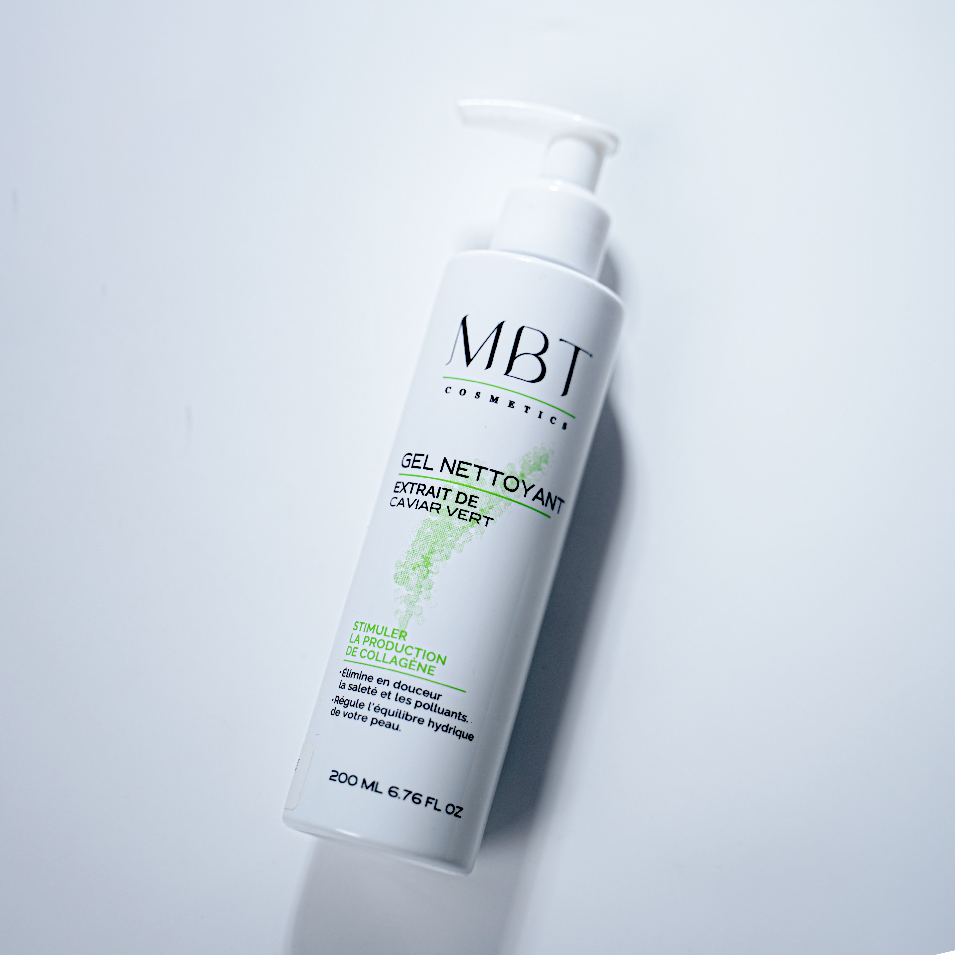 gel nettoyant - caviar vert - nettoyage doux sans irrité le peau