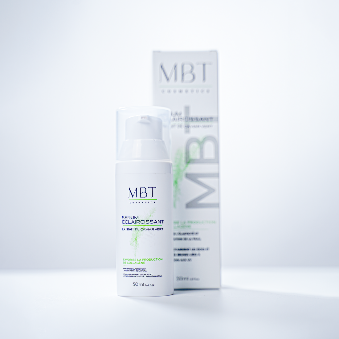 sérum éclaircissant anti imperfections, caviar vert - creme éclaircissante