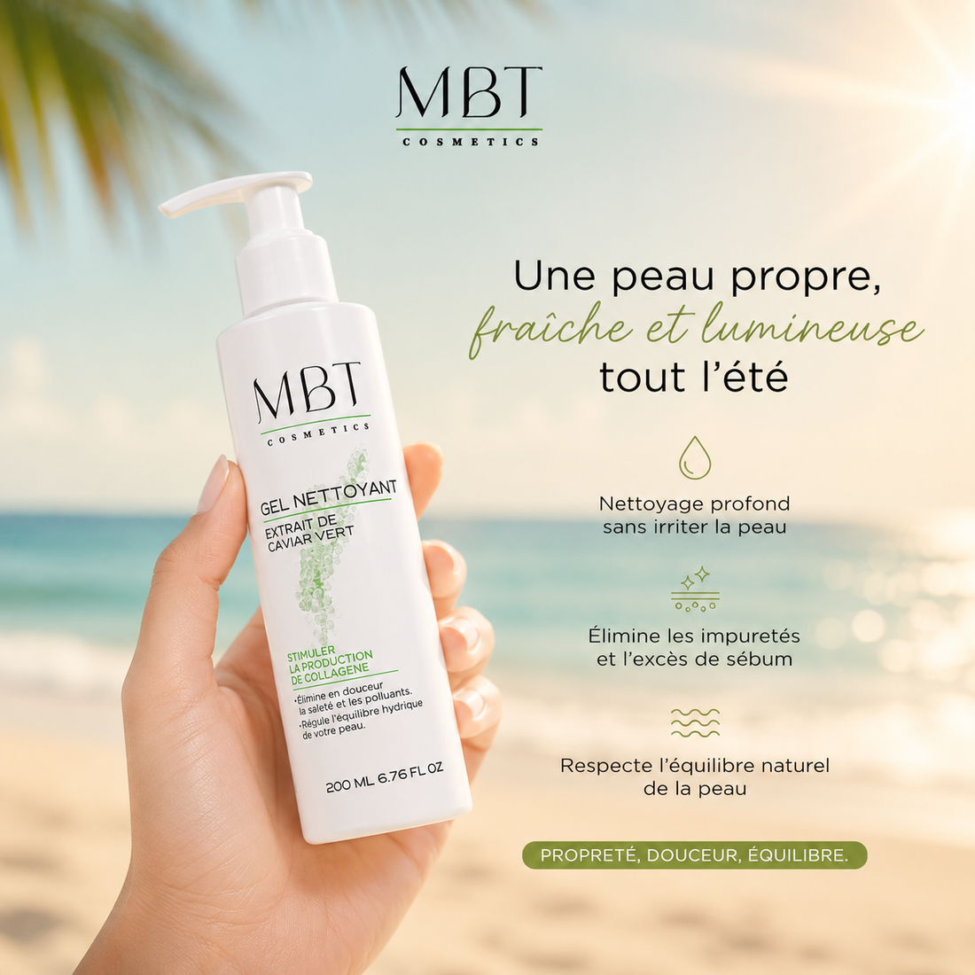 GEL NETTOYANT - Nettoyage doux sans irritation